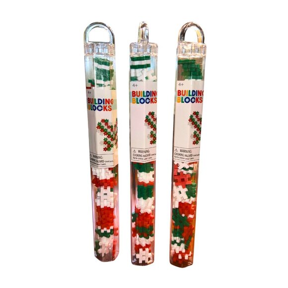 3 Holiday Hashtags Puzzle Tubes Stocking Stuffers Red White Green NWT Christmas - Picture 6 of 7